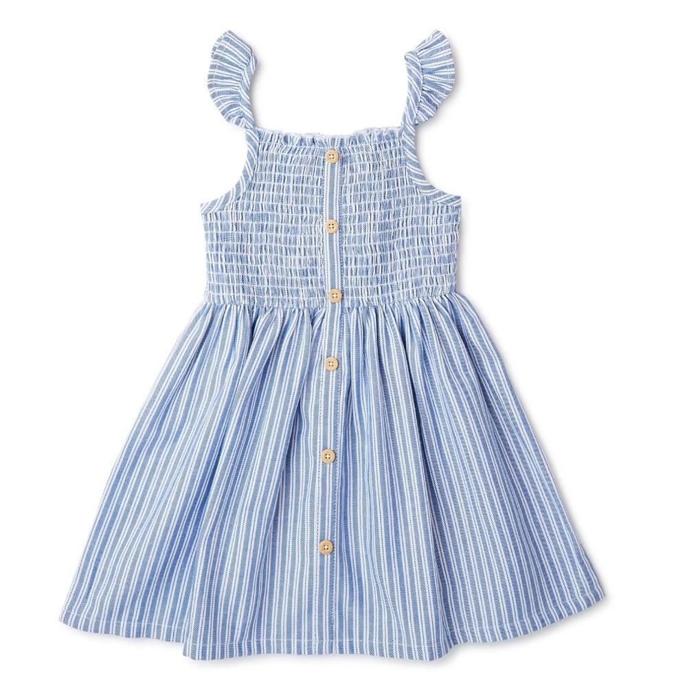 Wonder Nation Blue and White Sleeveless Sundress